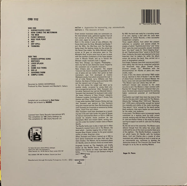 The Meters : Here Come The Metermen (LP, Comp, RE)