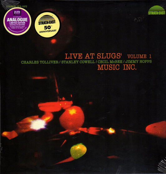 Music Inc.* : Live At Slugs' Volume 1 (LP, Album, Ltd, RE, RM, 180)