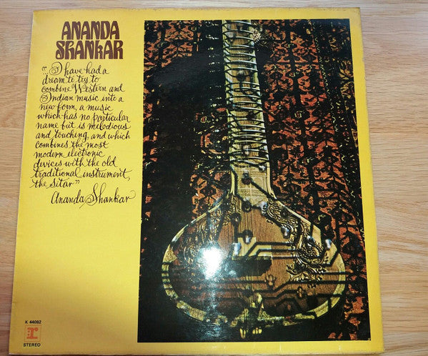 Ananda Shankar : Ananda Shankar (LP, Album, RE)