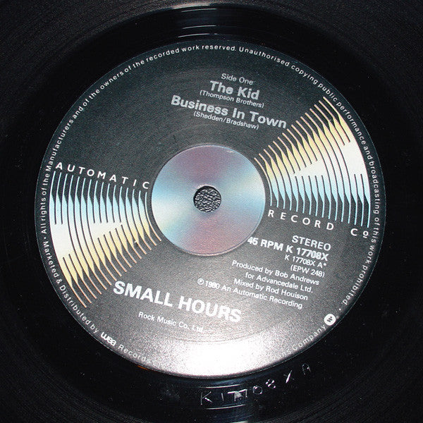 Small Hours : 1 (10", EP, Ltd)