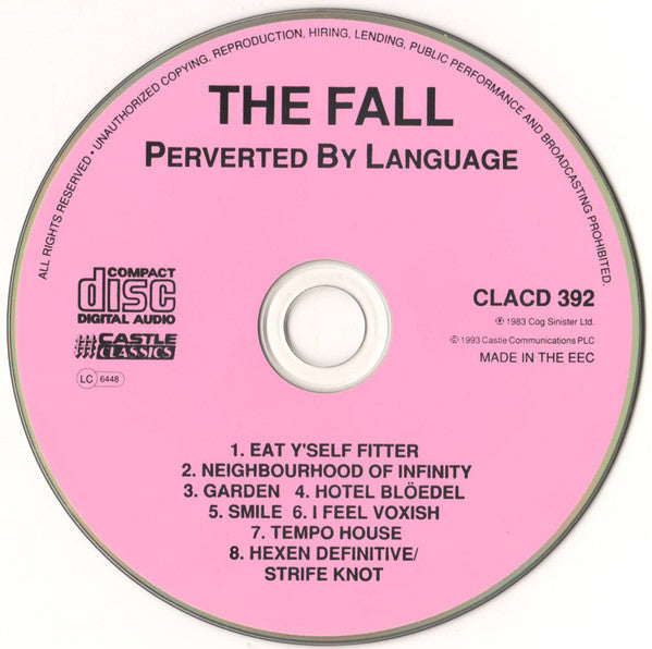 The Fall : Perverted By Language (CD, Album, RE)
