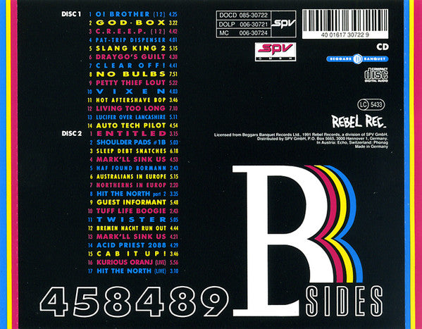 The Fall : 458489 B Sides (2xCD, Comp, RE, RP)