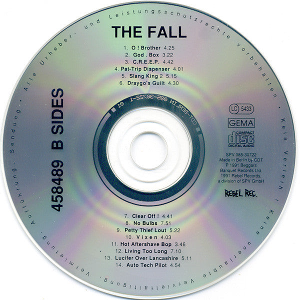 The Fall : 458489 B Sides (2xCD, Comp, RE, RP)