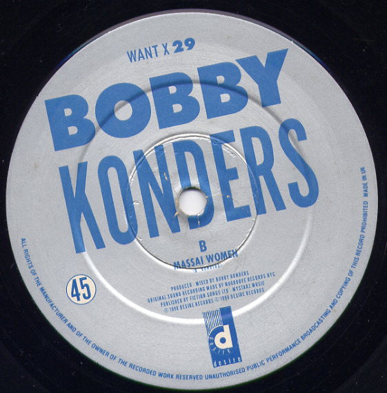 Bobby Konders : The Poem (12")