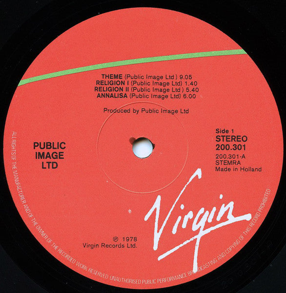 Public Image Limited : Public Image (First Issue) (LP, Album)