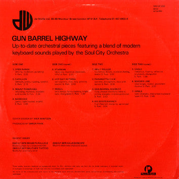 Soul City Orchestra (2) : Gun Barrel Highway (LP)