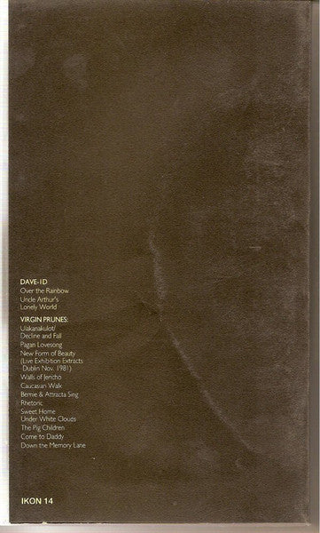 Virgin Prunes : Sons Find Devils - A Live Retrospective 1981-1983 (VHS, RE, PAL)