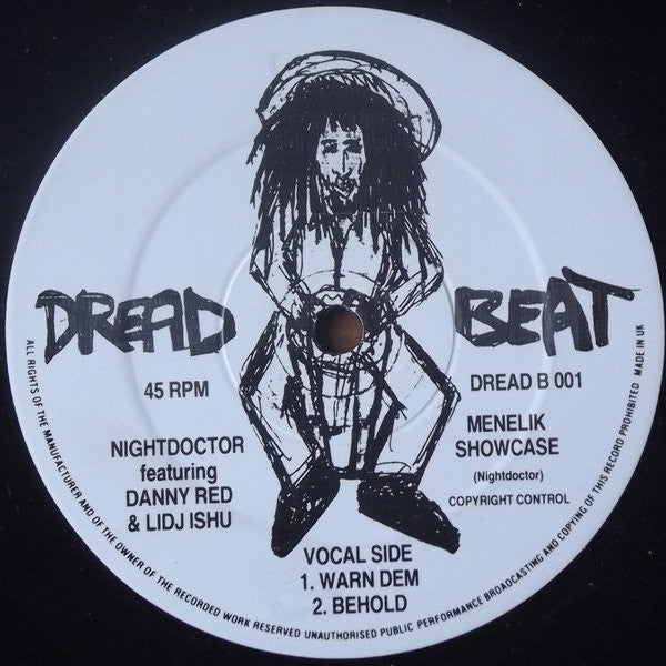 Nightdoctor Featuring Danny Red & Lidj Ishu* : Menelik Showcase (12")