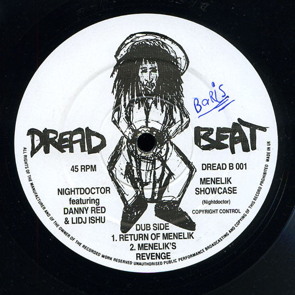 Nightdoctor Featuring Danny Red & Lidj Ishu* : Menelik Showcase (12")