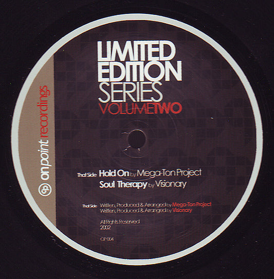 Mega-Ton Project / Visionary : Hold On / Soul Therapy (12")