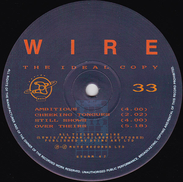 Wire : The Ideal Copy (LP, Album, Gre)