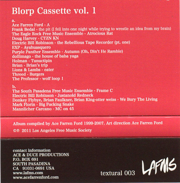 Various : Blorp Cassette Vol. 1 (Cass, Comp)