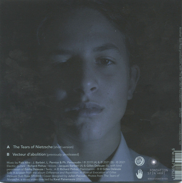 Palo Alto & Richard Pinhas : The Tears Of Nietzsche (7", Cle)