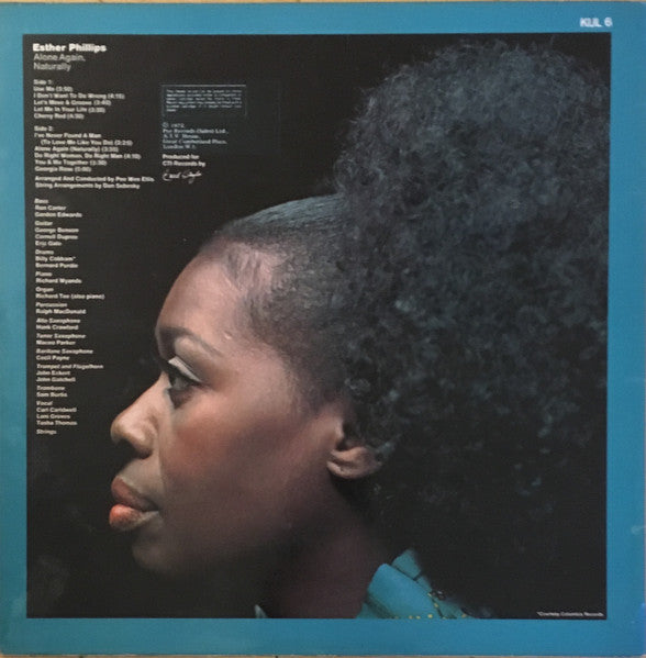 Esther Phillips : Alone Again Naturally (LP, Album)