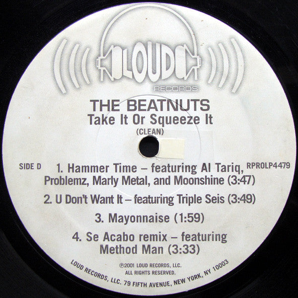 The Beatnuts : Take It Or Squeeze It (Clean) (2xLP, Promo)