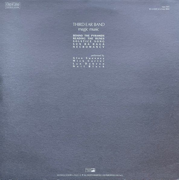 Third Ear Band : Magic Music (LP, Album)