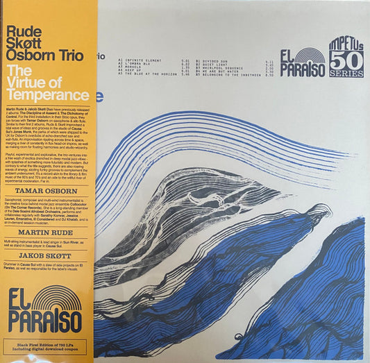 Rude Skøtt Osborn Trio : The Virtue of Temperance (LP, Ltd, Bla)