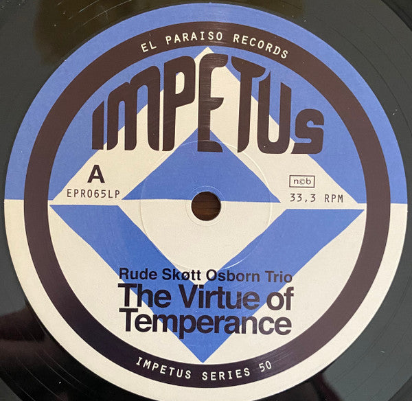 Rude Skøtt Osborn Trio : The Virtue of Temperance (LP, Ltd, Bla)