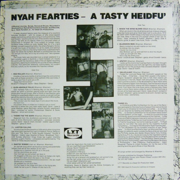 Nyah Fearties : A Tasty Heidfu' (12", MiniAlbum)