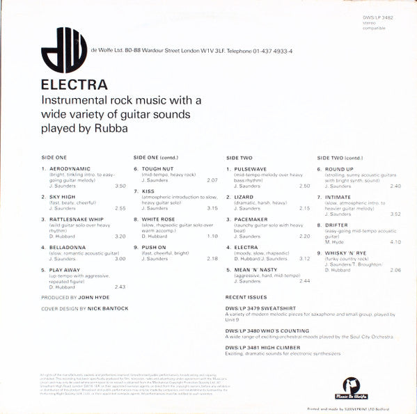 Rubba : Electra (LP)