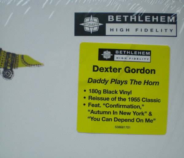 Dexter Gordon : Daddy Plays The Horn (LP, RE, 180)