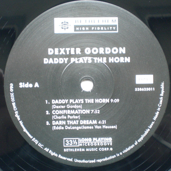 Dexter Gordon : Daddy Plays The Horn (LP, RE, 180)