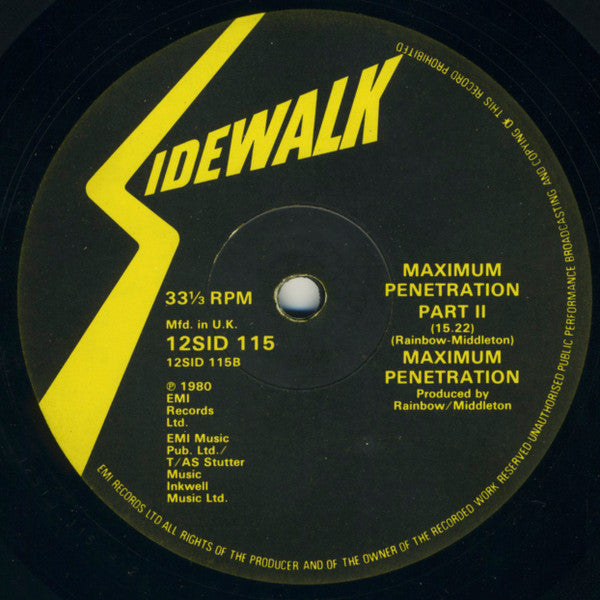 Maximum Penetration : Maximum Penetration (12")