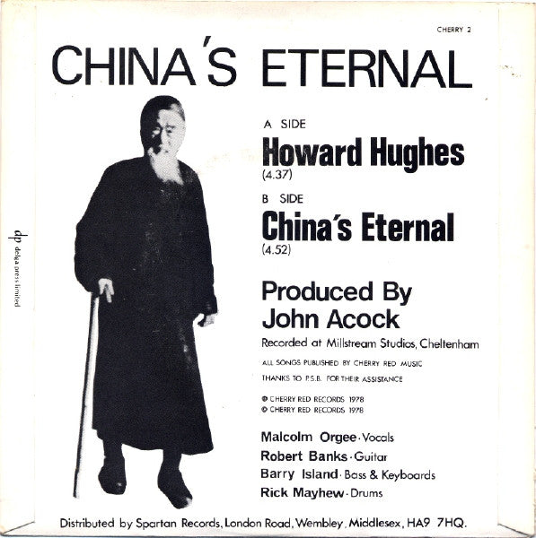 The Tights : Howard Hughes (7", Single)