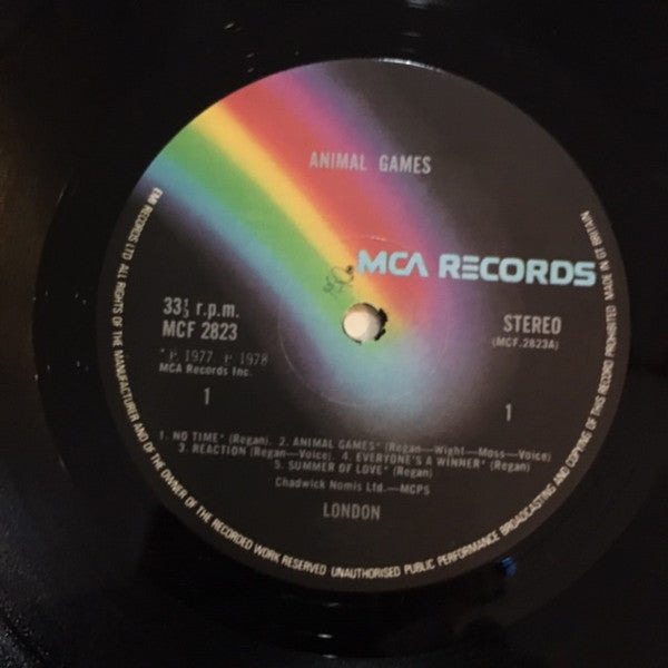London (4) : Animal Games (LP, Album)