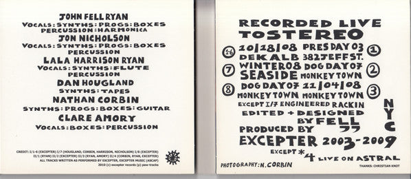 Excepter : Presidence (2xCD, Album)