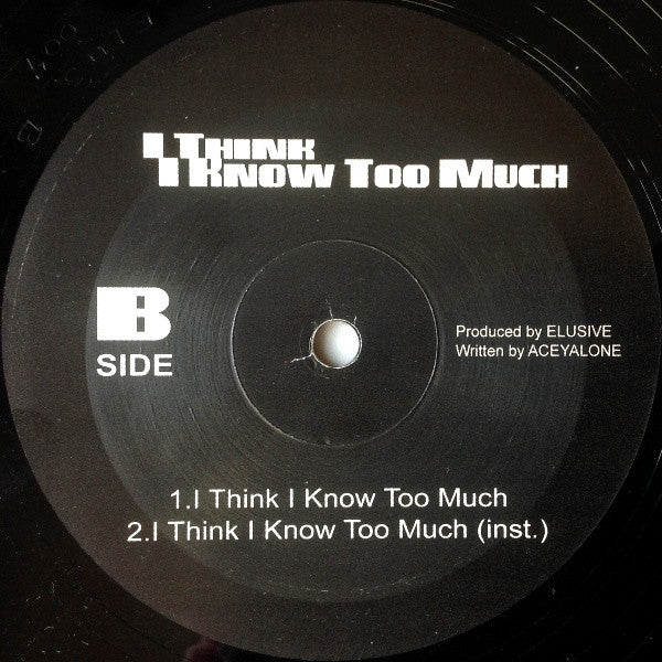 Elusive And Aceyalone : The Bigger They Come (12")