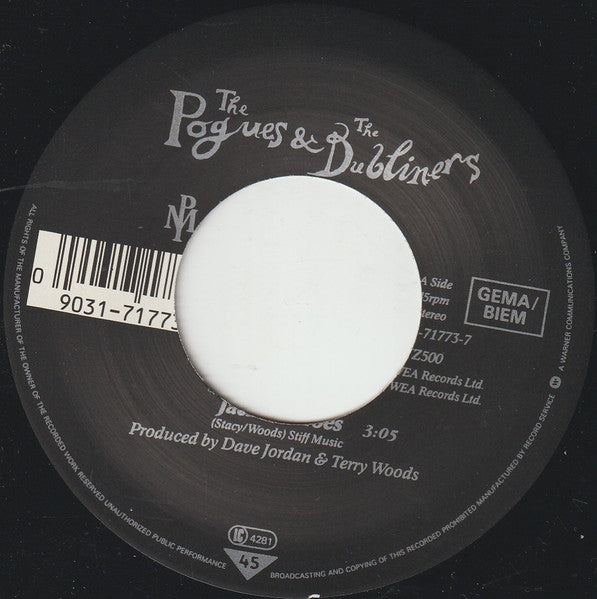The Pogues & The Dubliners : Jack's Heroes / Whiskey In The Jar (7", Single, Lar)