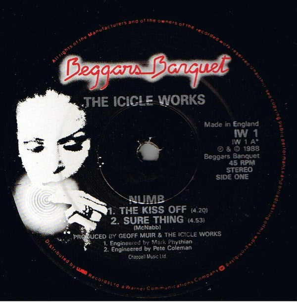 The Icicle Works : Numb (12")