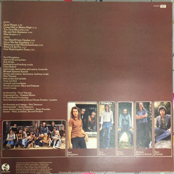 Omaha Sheriff : Come Hell Or Waters High (LP, Album)