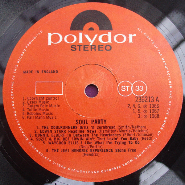 Various : Soul Party (LP, Comp)