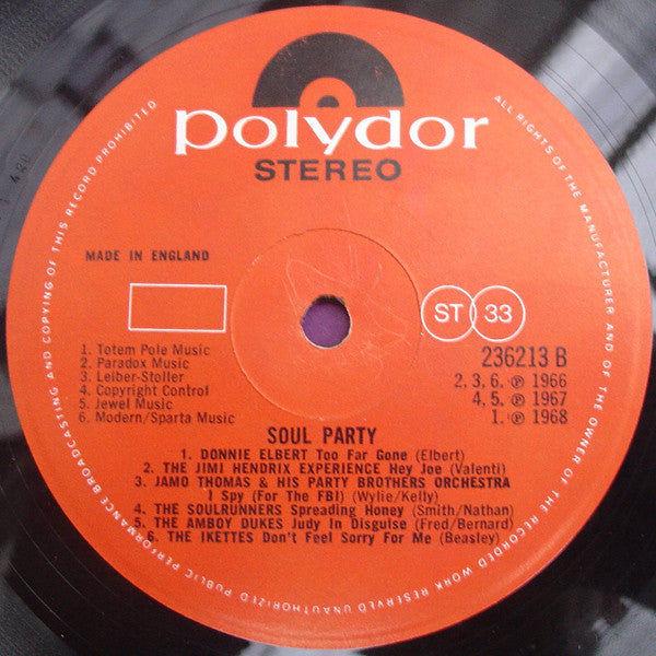 Various : Soul Party (LP, Comp)