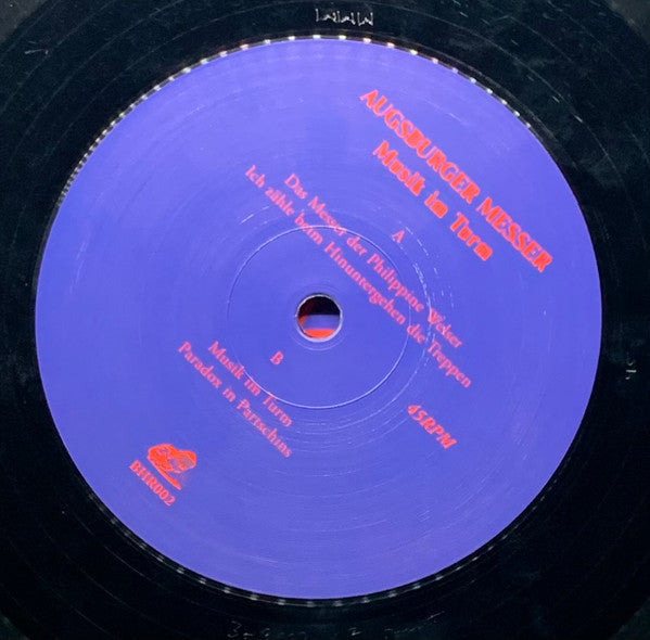 Augsburger Messer : Musik Im Turm (12", EP)