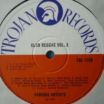 Various : Club Reggae Vol 3 (LP, Comp)