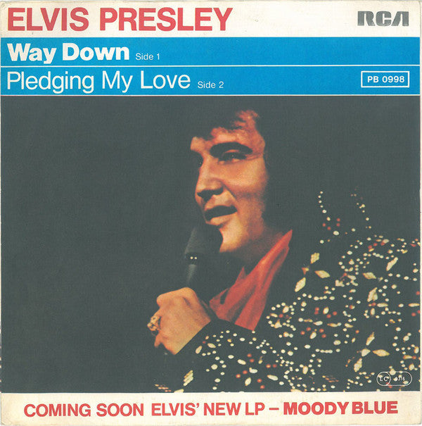 Elvis Presley : Way Down (7", Single)