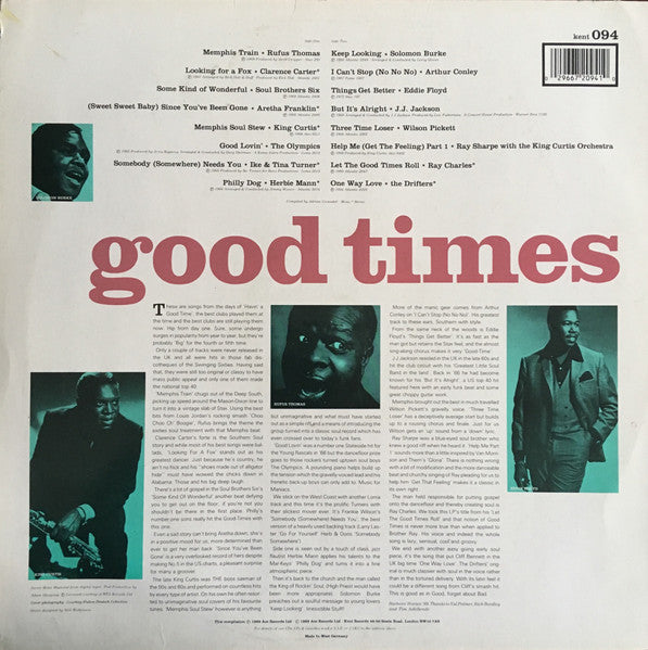 Various : Good Times (LP, Comp)