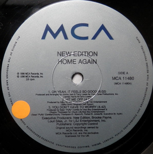 New Edition : Home Again (2xLP, Album)