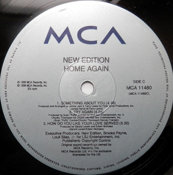 New Edition : Home Again (2xLP, Album)