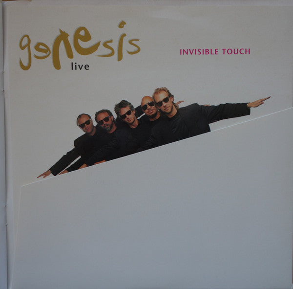 Genesis : Invisible Touch (Live) (7", Single, Ltd, Num, boo)