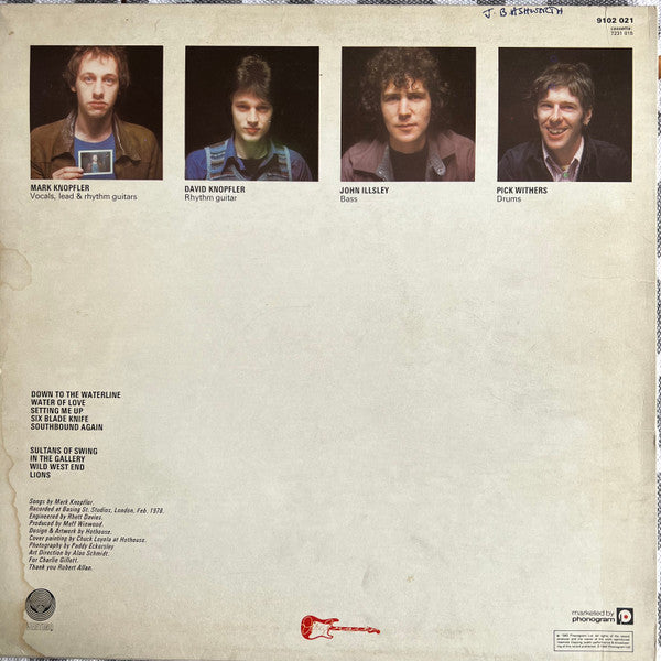Dire Straits : Dire Straits (LP, Album, RE)