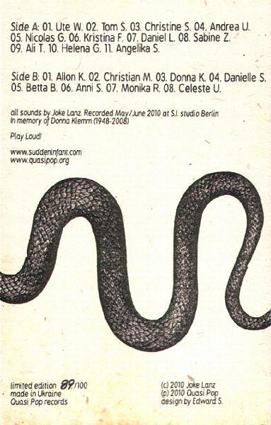 Sudden Infant : The Phone People (Cass, Ltd, Num, C30)