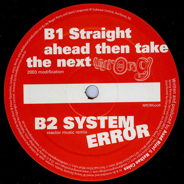 Two Right Wrongans : Still Not Quite Right EP (12", EP)