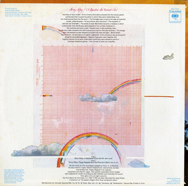 Terry Riley : A Rainbow In Curved Air (LP, Album, RE, Ter)