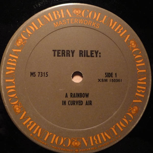 Terry Riley : A Rainbow In Curved Air (LP, Album, RE, Ter)