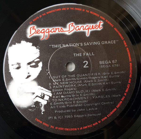 The Fall : This Nation's Saving Grace (LP, Album, Gat)