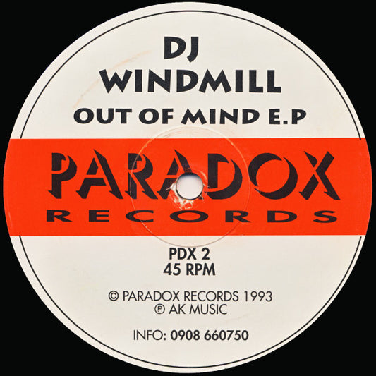 DJ Windmill : Out Of Mind E.P (12", EP)